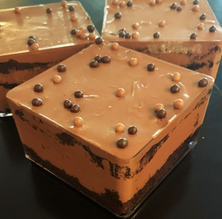 Double Chocolate Mousse Cake