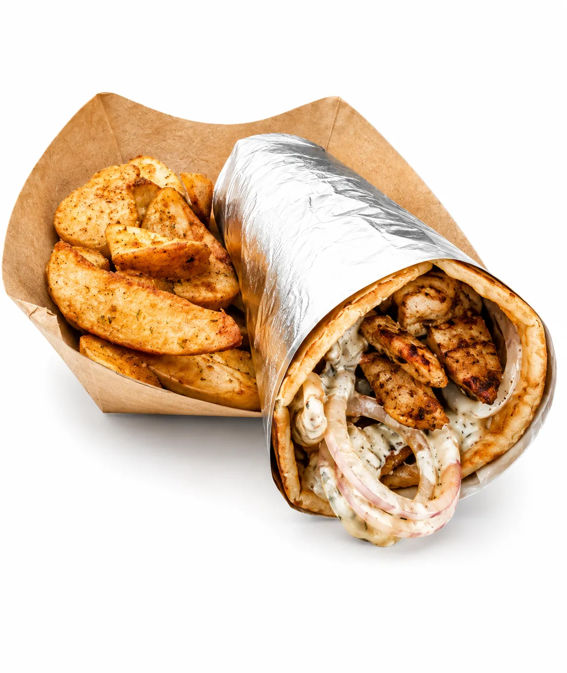 Chicken Tikka Garlic Mayo Paratha Roll